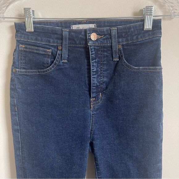 Madewell Curvy High-Rise Skinny Jeans Dark Wash Size 26 - Picture 7 of 14